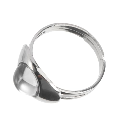 WOFASHPURET Thermochromer Metallring Für Damen Kreativer Stimmungsring Mit Farbwechsel Hochwertiger Schmuck Für Alltag Und Feiern von WOFASHPURET