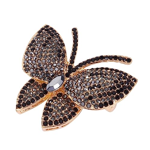 WOFASHPURET 1stück Vintage Brosche Kreative Anstecknadel Für Damen Elegante Stola-schmuck Als Schal-corsage Oder Sicherheitsnadel Graue Und Schwarze Schmetterlingsdesign WOFASHPURET 1stück Vintage Brosche Kreative Anstecknadel Für Damen Elegante Stola-schmuck Als Schal-corsage Oder Sicherheitsnadel Graue Und Schwarze Schmetterlingsdesign von WOFASHPURET