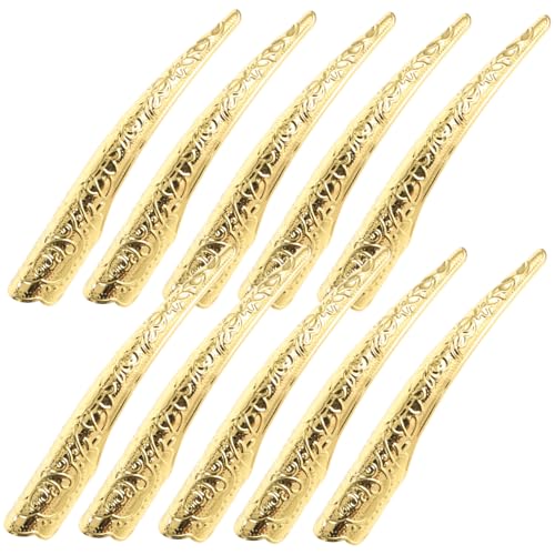 WOFASHPURET 10 Stück Fingernagel Ringe für Halloween Verstellbare Fingerkuppenschutz Einzigartige Dekoration für Rollenspiele und Partys von WOFASHPURET