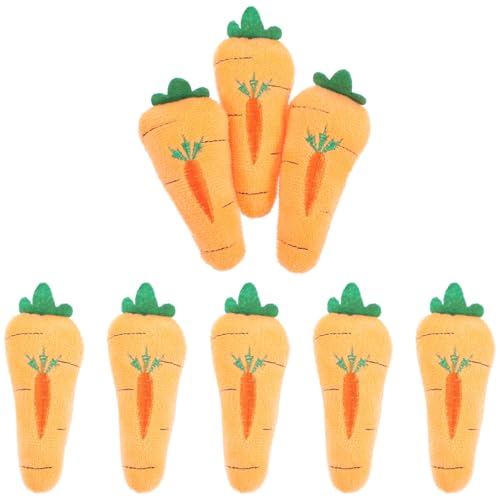 WOFASHPURET 10 Stück Karottenbrosche Dekorationen Süße Anstecknadeln Weihnachtsgeschenke Brosche Für Damenbekleidung Cartoon Brosche Plüschbroschen Dekorative Brosche von WOFASHPURET