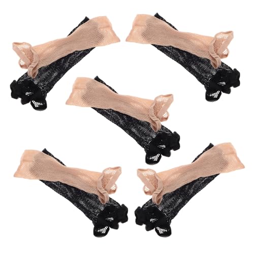 WOFASHPURET 10stücke Elastische Haarnetze Zum Schlafen Haarkappen Für Lange Haare Netz Für Perücken Mit Spitzenschmelzband Haube Zum Schlafen Für Frauen von WOFASHPURET