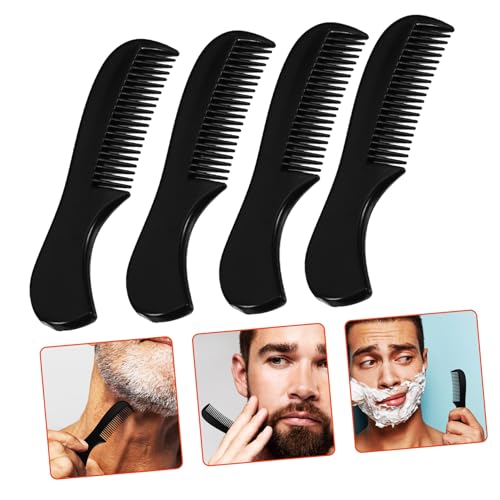 WOFASHPURET 10 Stück Teiliges Herren Bart Haarkamm Strapazierfähiger Antistatischer Kunststoffkamm Vielseitig für Bart Haarstyling Kompakt und Langlebig für Unterwegs und von WOFASHPURET