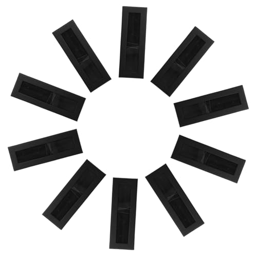 WOFASHPURET 10 Stück Teiliges Schwarze Stiftbox mit Fenster Stilvolle Geschenkverpackung für Stifte Schmuck und Kleine Gegenstände für Partys und Besondere Anlässe von WOFASHPURET