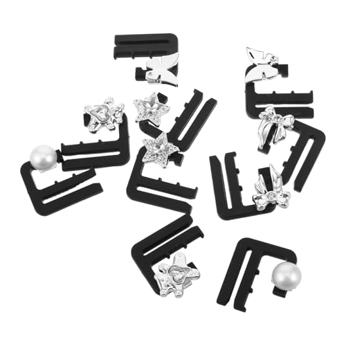 WOFASHPURET 10 Stück Teiliges Verstellbare Hüftweitenregler für Damen Robuste Jeans Knopfbefestiger Vielseitige Taillenclips für Hosen Röcke und Kleider kein Nähen Erforderlich Sicherer Halt von WOFASHPURET