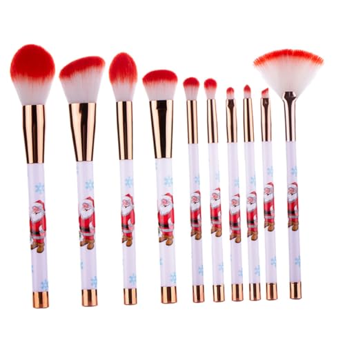 WOFASHPURET 10stücke Kosmetikpinsel Make-up Pinsel Für Foundation Augenbrauen Lidschatten Lippen Gesichtspuderpinsel Kosmetik-make-up-pinsel von WOFASHPURET