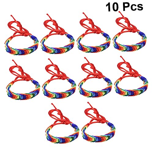 WOFASHPURET 10 Stück weben schmuck handgefertigtes Armband handgefertigte Webarmbänder Armbänder für von WOFASHPURET