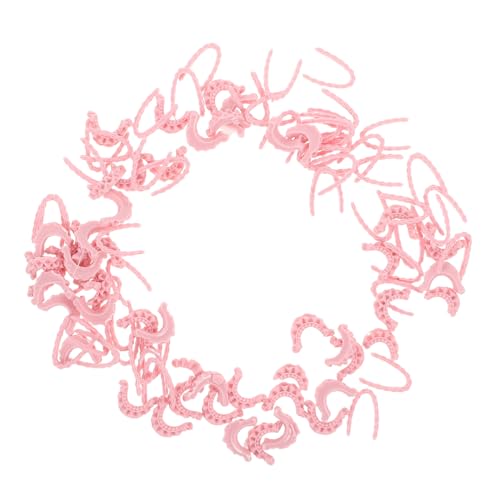 WOFASHPURET 100 Stück Nail Charms French Design Doppellagiger Weicher Silikonrock Nageldekorationen für DIY Maniküre Frauen Mädchen Nagelspitzen Gelnägel Acrylnägel Zubehör von WOFASHPURET