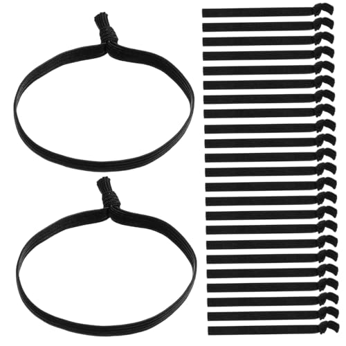 WOFASHPURET 100stücke Elastische Haargummis Stoffhaargummis Ohne Beschädigung Rutschfeste Haarbänder Für Dickes Haar Haargummi Damen Und Herren von WOFASHPURET