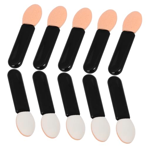 WOFASHPURET 10stücke Lidschattenpinselset Mit Applikatoren Mini-augen-make-up-pinsel Und Schwamm Für Lidschatten Lippenstift Und Concealer von WOFASHPURET