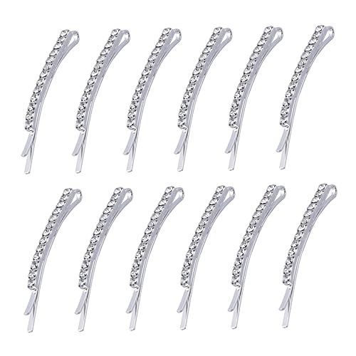WOFASHPURET 12 Stück Strass Haarspangen Strass Haarklammern Extra Große Clip Pins Für Das Haar Ausgefallene Haarspangen Haarspangen Für Frauen Haarspangen Mit Strasssteinen Für Frauen von WOFASHPURET