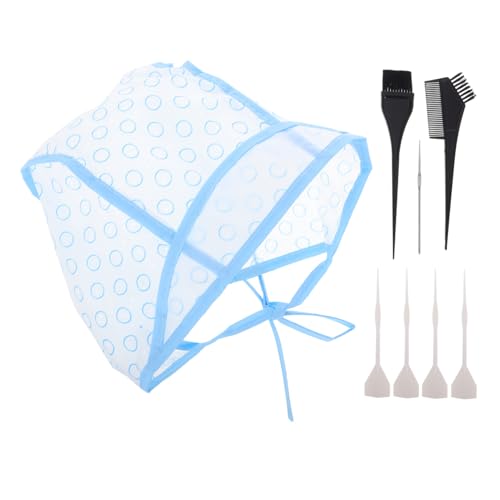WOFASHPURET 12 Stück Teiliges Haarfärbe mit Strähnchenhaube und Häkelnadeln für Färben für Salon und Heimgebrauch Einfach Anzuwenden und Vielseitig Einsetzbar von WOFASHPURET
