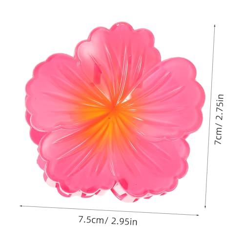 WOFASHPURET 12 Stück Teiliges Hawaii Plumeria Haarclip Leichte Bunte Blumenklauenklammern in Verlauf Weiß Gelb Rot Tropischer Haarschmuck für Frauen Mädchen Strand Urlaub von WOFASHPURET