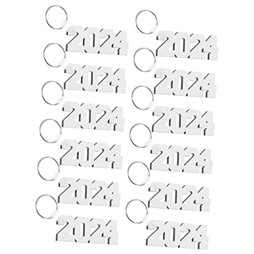 WOFASHPURET 12stücke Sublimation Schlüsselanhänger Multifunktionale Rohlinge Für Kreative Schlüsselanhänger Und Dekorationen von WOFASHPURET