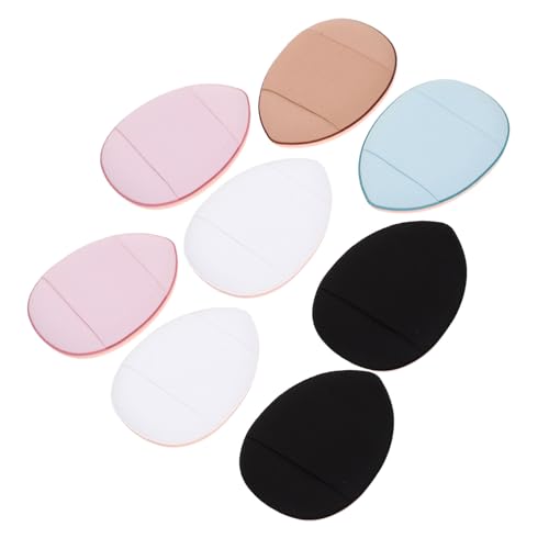 WOFASHPURET 12stücke Mini Puderquasten Kosmetikquaste Gesichtspuderquasten Make-up-quaste Für Frauen Mädchen von WOFASHPURET