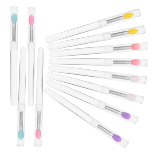 WOFASHPURET 12stücke Silikon Lippenstift Applikator Lippenstift Pinsel Lip Gloss Pinsel Frau Make-up von WOFASHPURET