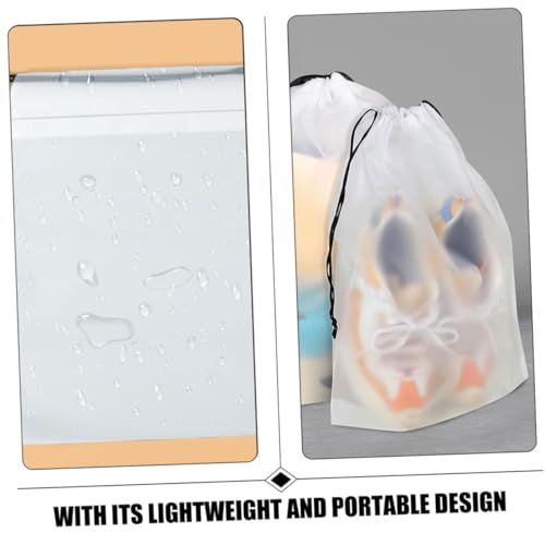 WOFASHPURET 14stücke Teiliges Reise Schuhbeutel Mit Zugband wasserdichte Organizer Taschen Für Schuhe Für Damen Und Herren Transparentes Design Für Einfache Erkennung Strapazierfähiges von WOFASHPURET