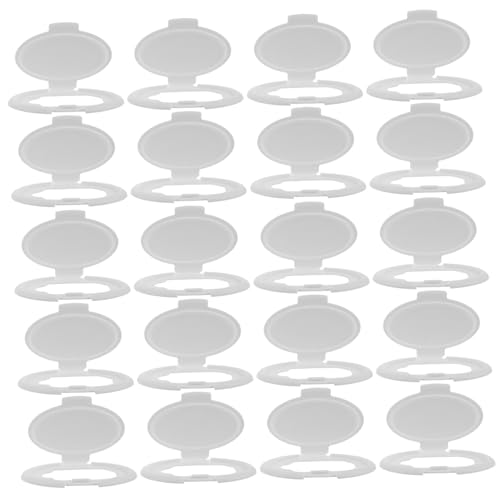 WOFASHPURET 150 Stck. Feuchttücher Deckel Flip Top Wiederverwendbarer Kunststoffverschluss Einhandbedienung Zugriff Staubdicht Für Rechteckige Und Runde Feuchttücherboxen Zuhause Und Unterwegs von WOFASHPURET