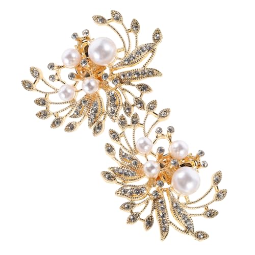 WOFASHPURET Schuhclips Mit Strasssteinen Und Kunstperlen Abnehmbare Schuhschnallen Für Damen Und Mädchen Hochzeitsschuhschnallen Schuhaccessoires Für High Heels Und Besondere Anlässe von WOFASHPURET