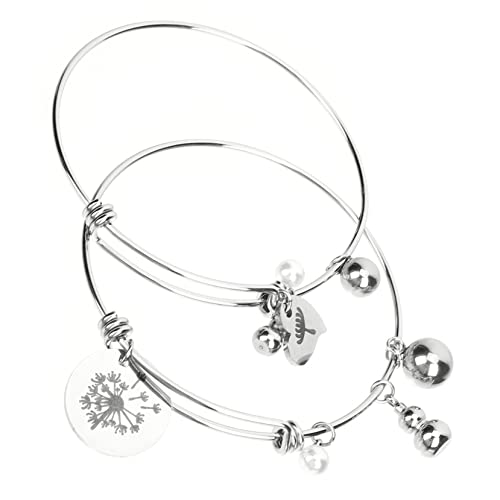 WOFASHPURET 1Paar Mutter Armbänder Verstellbares Handgelenkarmband für Damen Leichtes Design Passendes für Frauen zur Schule WOFASHPURET 1Paar Mutter Armbänder Verstellbares Handgelenkarmband für Damen Leichtes Design Passendes für Frauen zur Schule von WOFASHPURET
