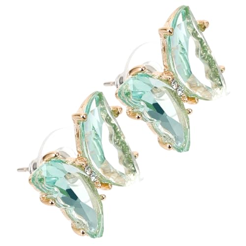 WOFASHPURET 1Paar Ohrringe für Damen Minimalistische Ohrstecker mit Schillernden Zirkonsteinen Transparente Farben Perfektes Accessoire WOFASHPURET 1Paar Ohrringe für Damen Minimalistische Ohrstecker mit Schillernden Zirkonsteinen Transparente Farben Perfektes Accessoire von WOFASHPURET