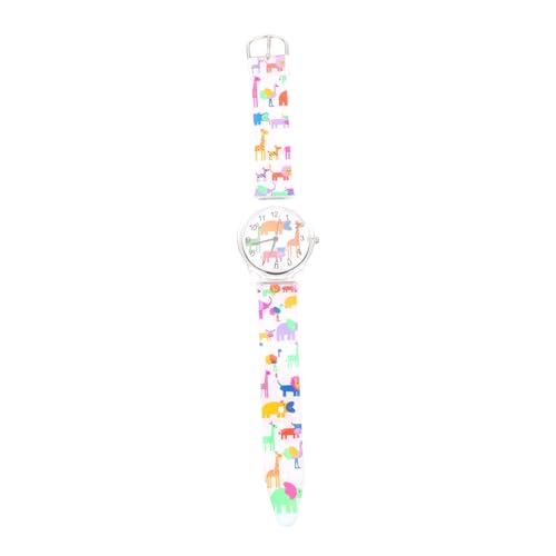 WOFASHPURET 1stück Mädchen Cartoon Armbanduhr Süße Quartz Uhr Für Schüler Ergonomisches Design Einstellbare Für Jeden Anlass Leuchtende Farben Und Tierisches von WOFASHPURET