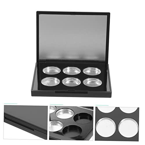 WOFASHPURET Lidschattenpalette Leer Mit Metall Platten Lidschattenbox Leere Für Diy Make-up Aufbewahrung Kosmetikbehälter Kompaktes Und Leichtes Design von WOFASHPURET