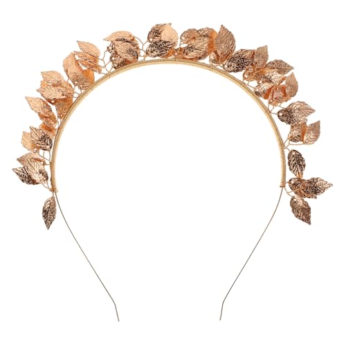 WOFASHPURET Brautkrone Hochzeitskrone Haarreifen Aus Blättermuster Für Hochzeit Party Festzug Stirnband Mit Zarte Struktur von WOFASHPURET