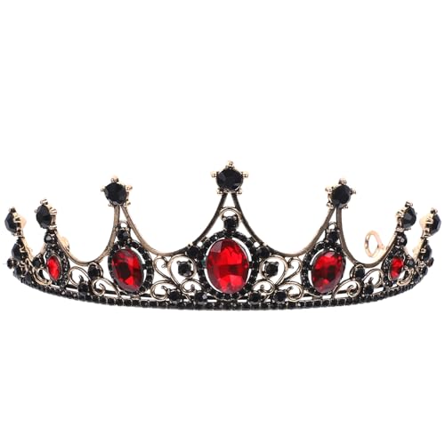 WOFASHPURET 1Stück Hochzeit Krone Barockstil Braut Haarschmuck Elegant Tiara für Hochzeitsfeier und Besondere Anlässe von WOFASHPURET
