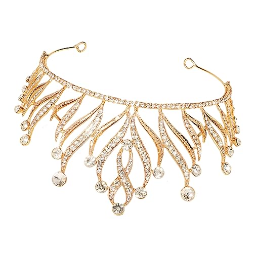 WOFASHPURET 1Stück Hochzeit Krone für Tiara Funkelnden Strasssteinen für Hochzeiten und Partys Hochwertiges Langlebiges Material von WOFASHPURET