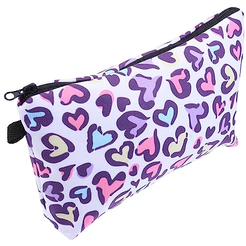 WOFASHPURET Schminkbeutel Mit Reißverschluss Für Reise Aufbewahrungstasche Aus Hochdichtem Material Kosmetiktasche Für Damen Mädchen Und Kleine Mädchen von WOFASHPURET