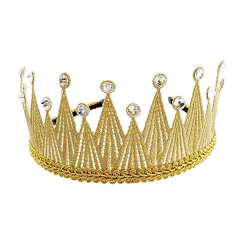 WOFASHPURET Junge Mädchen Krone Stirnband Mit Strasssteinen Krone Haarschmuck Für Mädchen Hochzeit Party Geburtstag Kopfschmuck Und Langlebig von WOFASHPURET