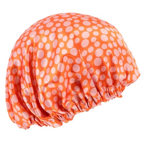 WOFASHPURET 1stück Junge Mädchen Badekappe Mit Verstellbarem Gummiband Schützende Satin-duschhaube Für Junge Mädchen Und Kleinkinder Für Schlaf Baden Und Besondere Anlässe von WOFASHPURET