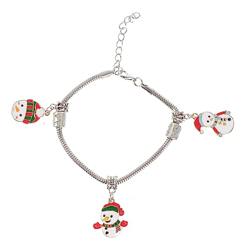 WOFASHPURET Bettelarmband Für Weihnachten Aus Legierung Mit Eleganten Mustern Zartes Armband Für Frauen Weihnachtsschmuck Für Weihnachtsfeiern von WOFASHPURET