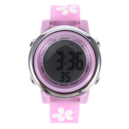 WOFASHPURET 1stück wasserdichte Cartoon Kinderuhr Für Jungen Und Mädchen Kreatives Blumenmuster Digitale Elektronik-Armbanduhr Für Und Täglichen Gebrauch von WOFASHPURET