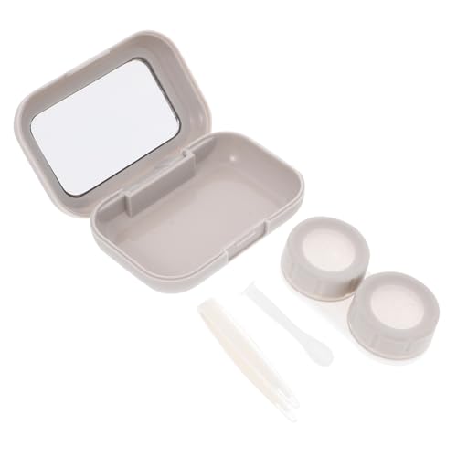 WOFASHPURET 1satz Reise Kontaktlinsen Box Mit Spiegel Süßes Kosmetik Für Kontaktlinsen Organizer Und Hilfsmittel Für Frauen Und Mädchen Leicht Und Robust Für Unterwegs von WOFASHPURET