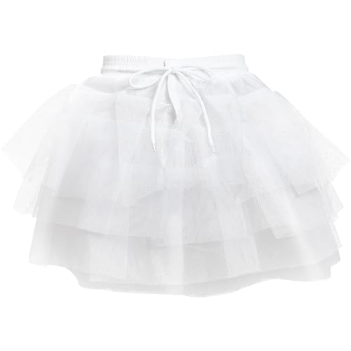 WOFASHPURET Tutu Skirts, Underskirt Petticoat Für Mädchen Children Skirts & Skorts Minikleider Tutu-Rock Für Kleid Mädchen Reifrock Für Kinder Reifenrock Unterrock (35cm lang) von WOFASHPURET