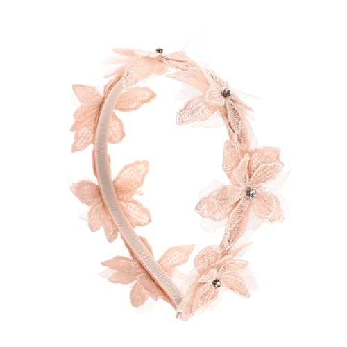 WOFASHPURET 1stück Handgemachter Junge Mädchen-haarreif Mit Zarter Spitzenblume Süßes Haaraccessoire Für Mädchen Für Fotoshootings Und Besondere Anlässe Bequem Und Dekorativ von WOFASHPURET