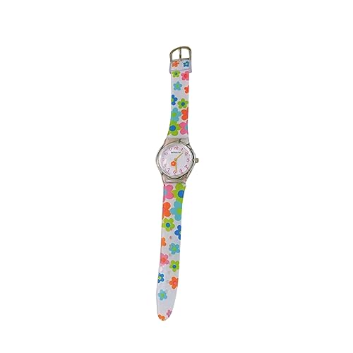 WOFASHPURET 1stück Junge Mädchen Cartoon Uhr Mit Kreativem Blumen-Design Silikon-Armband Langlebig Und Armbanduhr Für Mädchen Mit Gelbem Für Täglichen Gebrauch von WOFASHPURET