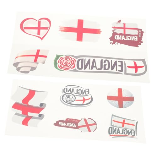 WOFASHPURET 2 Blätter Gesichtsbehördenaufkleber Körper tragbare Gesichtsaufkleber Party Body Sticker Brustaufkleber kleine Gesichtsaufkleber Aufkleber mit lächelndem Gesicht PVC von WOFASHPURET