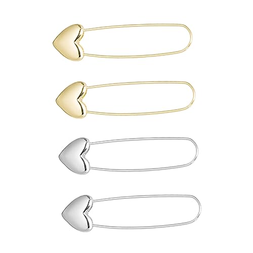 WOFASHPURET 2 Paare Ohrstecker Herzschmuck Sicherheitsnadelohrringe Baumeln Herz-tropfen-ohrringe Ohrringe Pin Damenohrringe Ohrringe Herz Herzohrringe Für Damen Legierung WOFASHPURET 2 Paare Ohrstecker Herzschmuck Sicherheitsnadelohrringe Baumeln Herz-tropfen-ohrringe Ohrringe Pin Damenohrringe Ohrringe Herz Herzohrringe Für Damen Legierung von WOFASHPURET