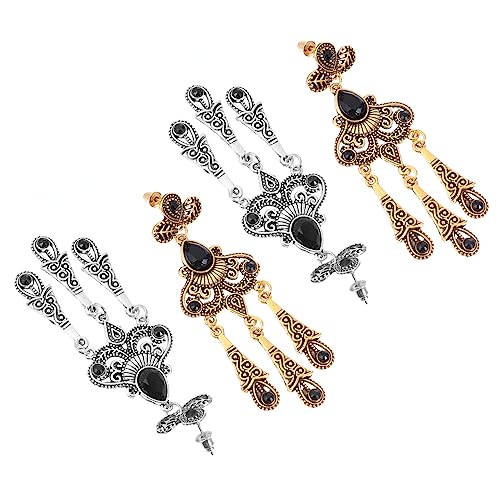 WOFASHPURET 2 Paare Retro Quastenohrringe Juwelohrringe Ohrring im Ethno-Stil Frauen Quaste Ohrring Ohrstecker für Damen Ohrentropfen Ohrschmuck weibliche Ohrringe Legierung WOFASHPURET 2 Paare Retro Quastenohrringe Juwelohrringe Ohrring im Ethno-Stil Frauen Quaste Ohrring Ohrstecker für Damen Ohrentropfen Ohrschmuck weibliche Ohrringe Legierung von WOFASHPURET