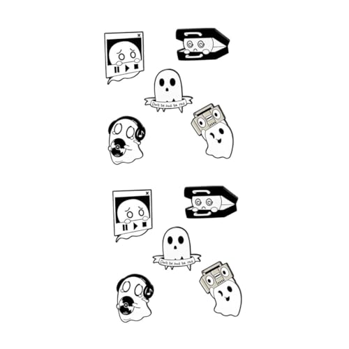 WOFASHPURET 10stücke Cartoon Ghost Broschen Süße Leichte Anstecker Für Halloween Partys Und Alltag Zur Dekoration Von Kleidung Taschen Und Schals WOFASHPURET 10stücke Cartoon Ghost Broschen Süße Leichte Anstecker Für Halloween Partys Und Alltag Zur Dekoration Von Kleidung Taschen Und Schals von WOFASHPURET