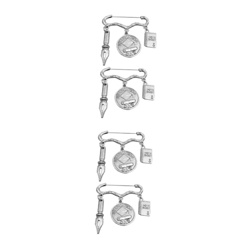 WOFASHPURET 2 Sätze Brosche Zum Gedenken An Den Abschluss Kleid Brosche Brosche Pin Abschlussbrosche Pin Kleiderstift Graduierungsbrosche Party Brosche 2 Stücke * 2 von WOFASHPURET