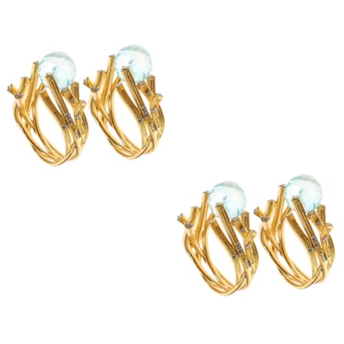 WOFASHPURET 2 Sätze Ring Frauen Klingen Frauen Schmuck Eisen 2 Stück * 2 von WOFASHPURET