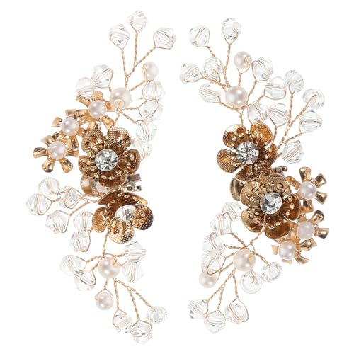 WOFASHPURET 2 Stück Abnehmbare Goldene Blumen Schuhclips mit Funkelnden Strasssteinen Teiliges Set Elegante Schuhschnallen Schmuck für Damen Hochzeitsfeier Brautschuhe und Festliche Anlässe WOFASHPURET 2 Stück Abnehmbare Goldene Blumen Schuhclips mit Funkelnden Strasssteinen Teiliges Set Elegante Schuhschnallen Schmuck für Damen Hochzeitsfeier Brautschuhe und Festliche Anlässe von WOFASHPURET