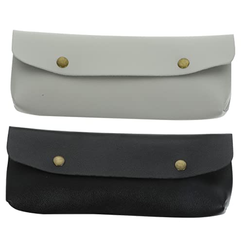 WOFASHPURET 2stücke Tragbare Kosmetik Pinselhalter Kompakte Und Leichte Make-up Taschen Für Stilvolle Und Praktische Make-up Aufbewahrung Für Damen Schwarz von WOFASHPURET