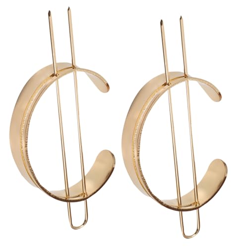 WOFASHPURET 2 Stück Damen Haarschmuck Metall Haarnadel Dutt Clip aus Hochwertigem Legierung für Eleganten Look für Hochzeiten und Besondere Anlässe von WOFASHPURET