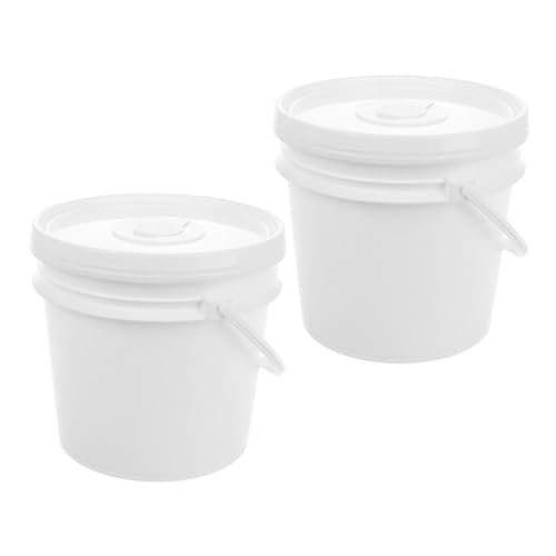 WOFASHPURET 2 Stück Feuchttuchbehälter mit Deckel Tragbarer Aufbewahrungseimer für Babyfeuchttücher Nasspapierhandtücher Tücher Dispenser für Büro und Auto von WOFASHPURET