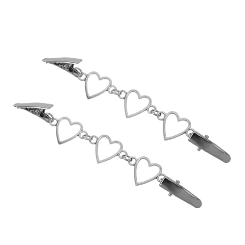 WOFASHPURET Universal Vintage Herz Pullover Clips 2pcs Kragen Für Frauen Mädchen Elegante von WOFASHPURET
