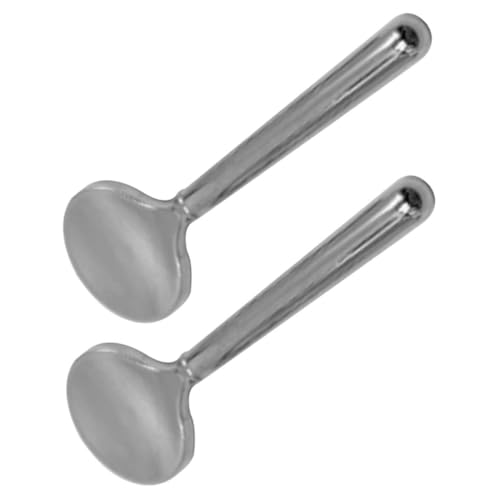 WOFASHPURET 2 Stück Kosmetikspatel aus Mini Spatel für Gesichtspflege Löffel für Augencreme und Tragbares Hautpflege Werkzeug für Präzise Anwendung und Hygienische Pflege von WOFASHPURET